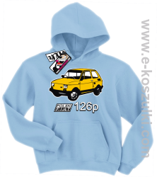 Fiat 126p bluza dziecięca - błękitny