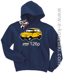 Fiat 126p bluza dziecięca - granatowy