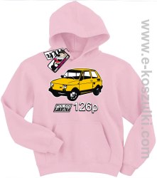 Fiat 126p bluza dziecięca - różowy