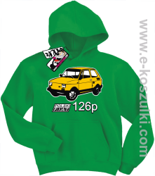 Fiat 126p bluza dziecięca - zielony