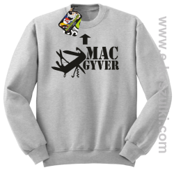 Mac Gyver - bluza  bez kaptura melanż