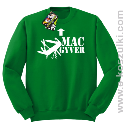 Mac Gyver - bluza  bez kaptura zielony