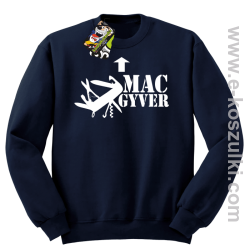 Mac Gyver - bluza  bez kaptura granatowa