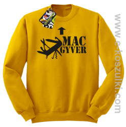 Mac Gyver - bluza  bez kaptura żółty