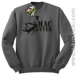 Mac Gyver - bluza  bez kaptura szary