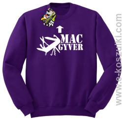 Mac Gyver - bluza  bez kaptura fioletowy
