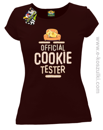 Official Cookie Tester - koszulka damska