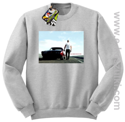 Fast furious all roads lead to this - bluza bez kaptura melanżowa