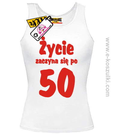 Życie zaczyna się po 50 - top damski