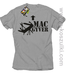 Mac Gyver - koszulka męska melanż