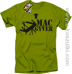 Mac Gyver - koszulka męska kiwi