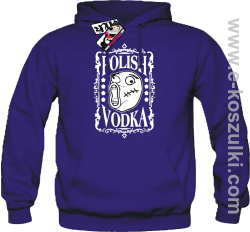 Polish Vodka - bluza męska z kapturem - fioletowy
