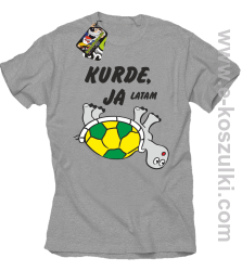 Kurde, ja latam - żółwik - koszulka męska melanż