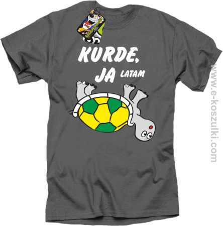 Kurde, ja latam - żółwik - koszulka męska