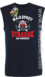 Najlepszy Strażak na świecie Fire Helmet - bezrękawnik męski granatowy