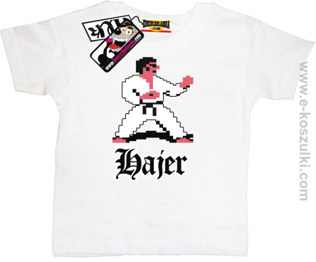 Hajer karate koszulka dziecięca - biały