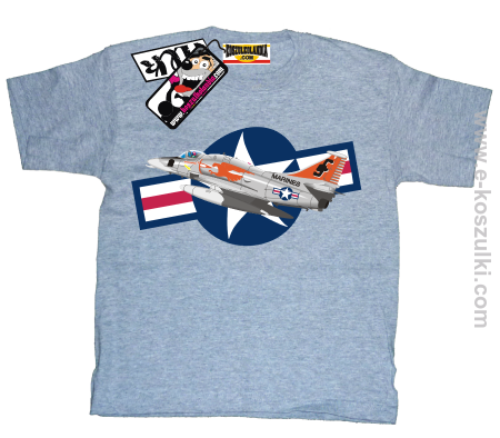 Air force one samolot wojskowy - koszulka dziecięca