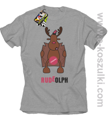 Rudeolph Cenzura - koszulka męska melanż 