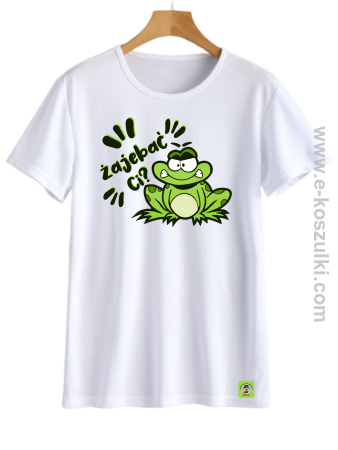 Żajebać Ci? - koszulka męska z żabą 