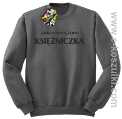 Zawód wyuczony księżniczka - bluza bez kaptura szary