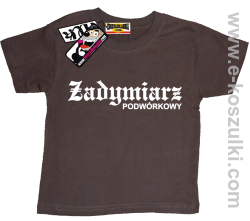 Zadymiarz podwórkowy koszulka dziecięca - brązowy