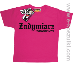 Zadymiarz podwórkowy koszulka dziecięca - różowy