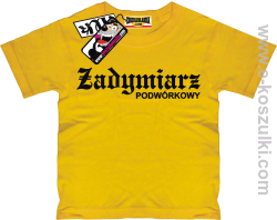 Zadymiarz podwórkowy koszulka dziecięca - żółty