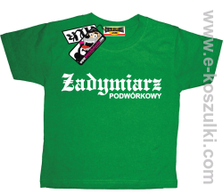 Zadymiarz podwórkowy koszulka dziecięca - zielony