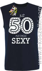 Już 50-stka ale ciągle sexy - bezrękawnik męski granatowy