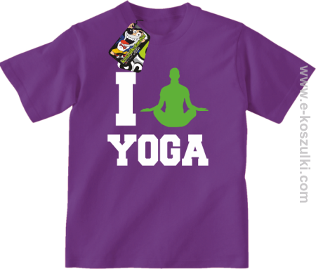 I love YOGA - koszulka dziecięca