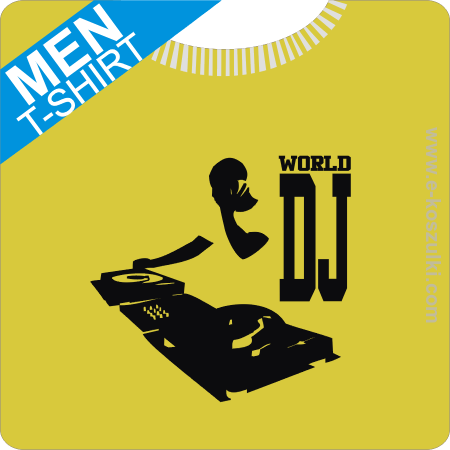Dj world - koszulka męska