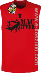 Mac Gyver - bezrękawnik męski czerwony