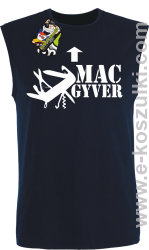 Mac Gyver - bezrękawnik męski granatowy