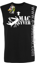 Mac Gyver - bezrękawnik męski czarny