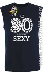 Już 30-stka ale ciągle sexy - bezrękawnik męski granatowy