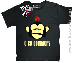 O co common ? koszulka dziecięca - czarny