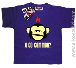 O co common ? koszulka dziecięca - fioletowy
