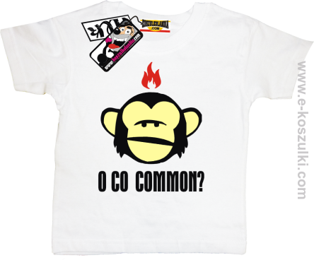 O co common ? koszulka dziecięca - biały