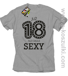 Już 18-tka ale ciągle sexy - koszulka męska melanż