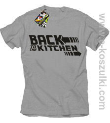 Back to the kitchen - koszulka męska melanżowa