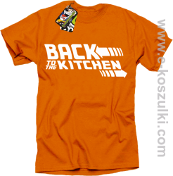 Back to the kitchen - koszulka męska pomarańczowa