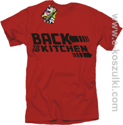 Back to the kitchen - koszulka męska czerwona