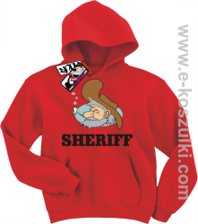 Sheriff old man bluza dziecięca - czerwony