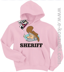 Sheriff old man bluza dziecięca - różowy