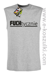 Fucktycznie - bezrękawnik męski melanż