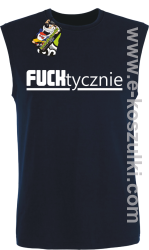 Fucktycznie - bezrękawnik męski granatowy