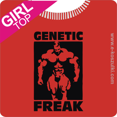 Genetic Freak Bodybuilder - top z nadrukiem 