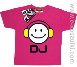 DJ koszulka dziecięca - różowy