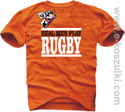 Rugby - koszulka męska - pomarańczowy