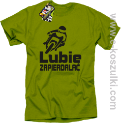 Lubie zapierdalać - koszulka męska kiwi